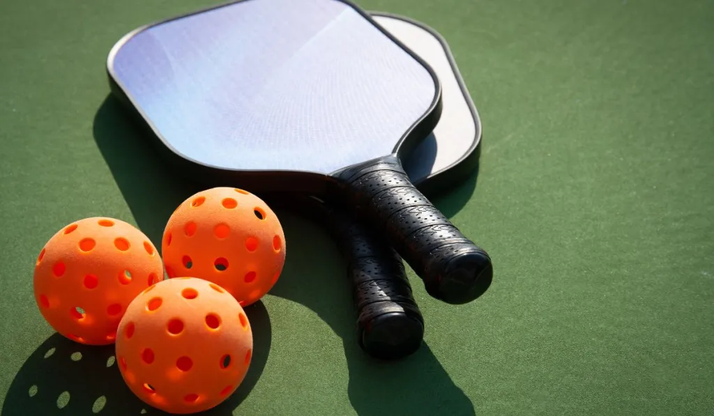 What are pickleball paddles made of